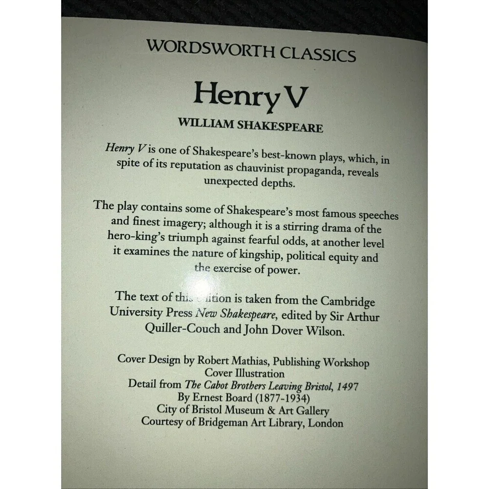 Richard III & Henry V - William Shakespeare - Wordsworth Classics